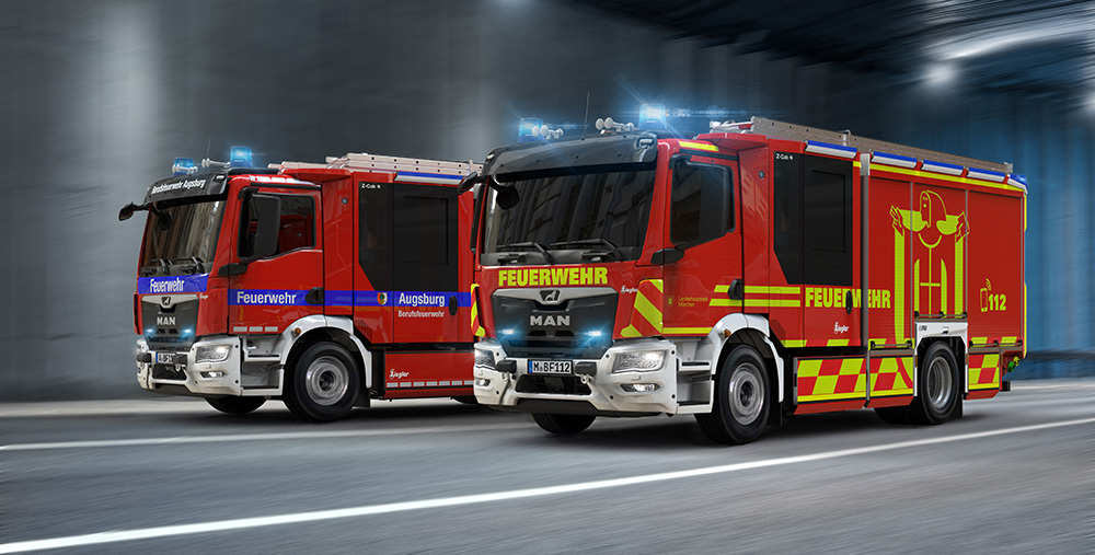 83 neue HLF für Berufsfeuerwehren München und Augsburg