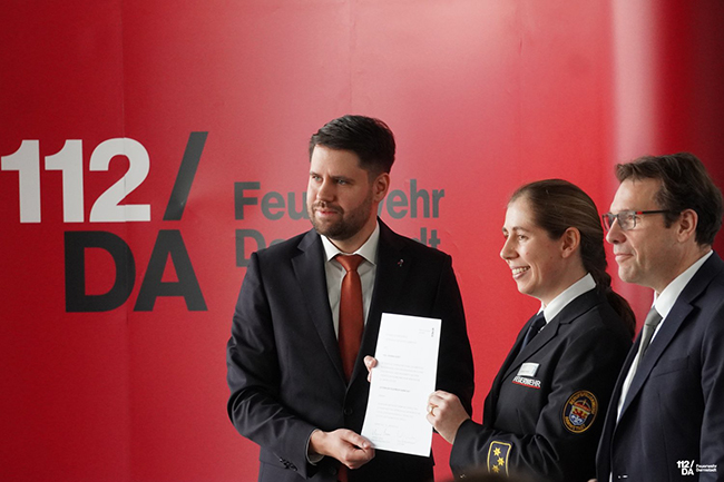 Johanna Herdt neue Leiterin der Berufsfeuerwehr Darmstadt