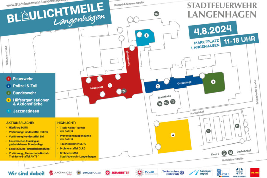 Plan Blaulichtmeile Langenhagen 2024