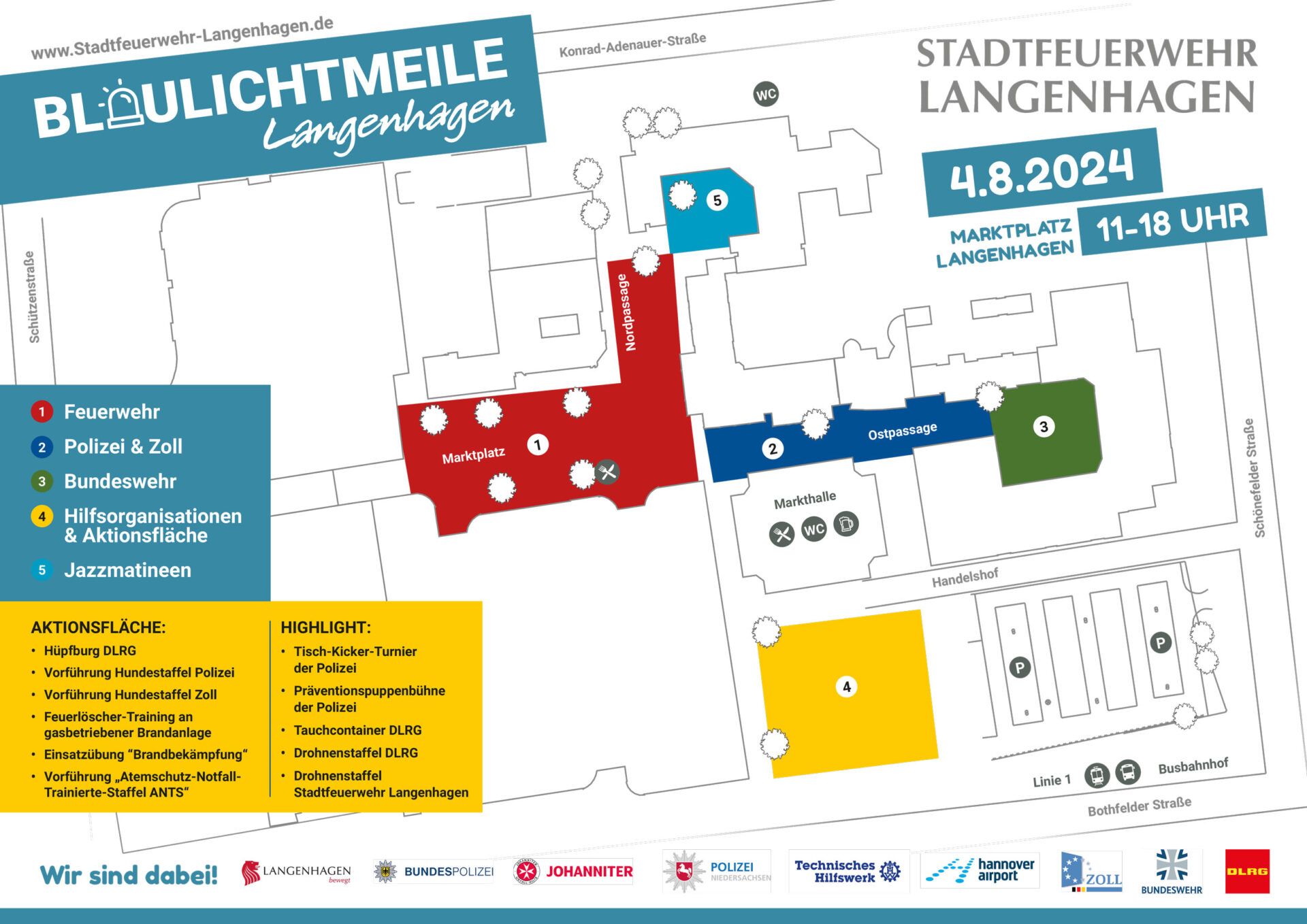 Blaulichtmeile Langenhagen am 4. August 2024