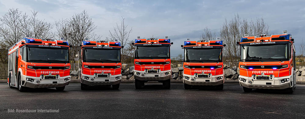 Berliner Feuerwehr setzt auf vollelektrische RT