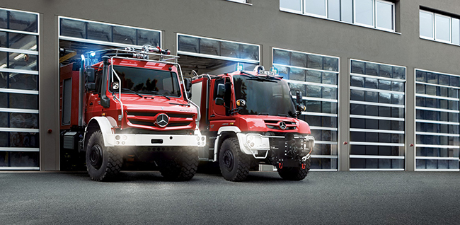 Mercedes-Benz Special Trucks präsentiert Unimog und Atego auf FIREmobil in Welzow