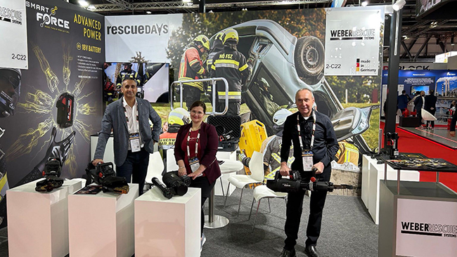 Erfolgreicher Messeauftritt von WEBER RESCUE SYSTEMS auf der Intersec Dubai 2025