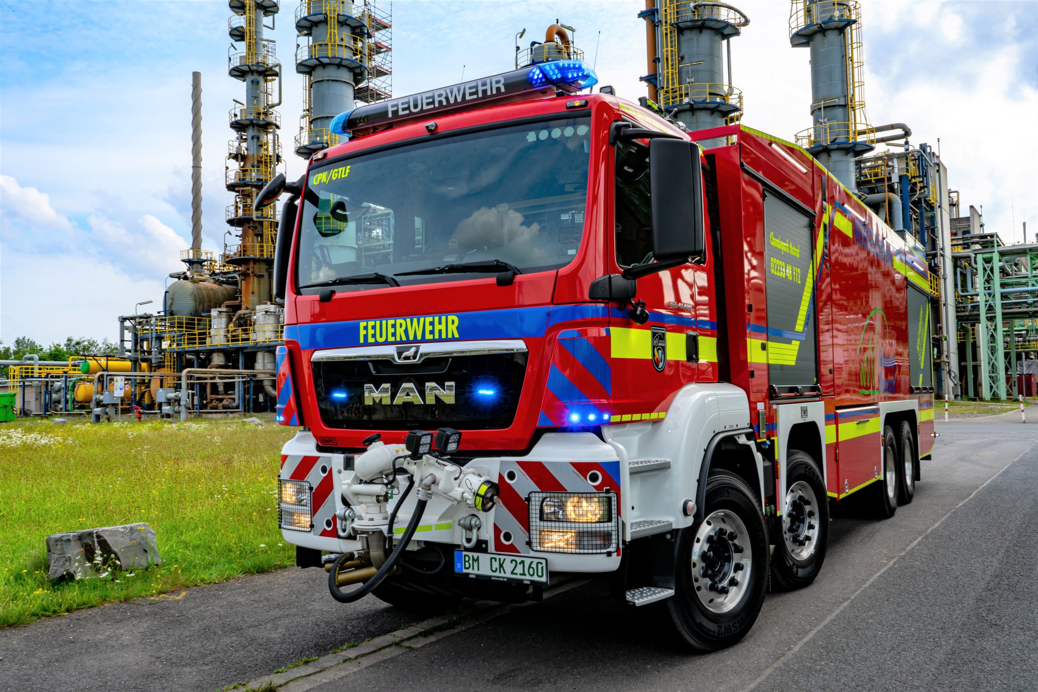 INTERSCHUTZ: MAN TGS Mit Allison-Vollautomatikgetriebe Für Chemiepark ...